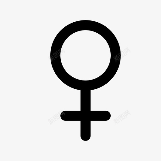 性别女性象形图符号图标svg_新图网 https://ixintu.com 女性 性别女性 用户线图标集 符号 象形图 金星