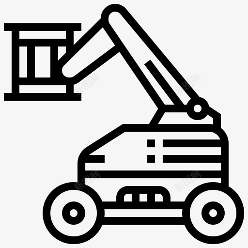 大方坯起重运输图标svg_新图网 https://ixintu.com 大方坯 施工车辆线 起重 车辆 运输