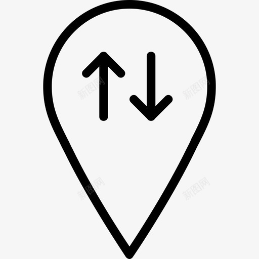 占位符管脚和位置2线性图标svg_新图网 https://ixintu.com 占位符 管脚和位置2 线性