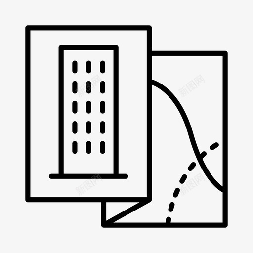 酒店地图旅游度假图标svg_新图网 https://ixintu.com 度假 旅游 酒店地图