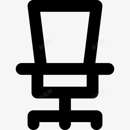 办公椅商务编辑直线型图标svg_新图网 https://ixintu.com 办公椅 商务编辑 直线型