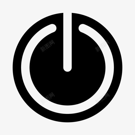开机关机ui元素图标svg_新图网 https://ixintu.com ui元素 关机 开机 引导