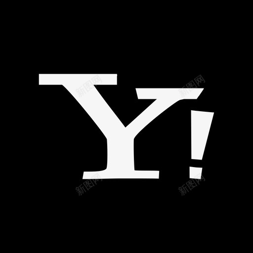 雅虎坚实的社交媒体标识填充图标svg_新图网 https://ixintu.com 坚实的社交媒体标识 填充 雅虎