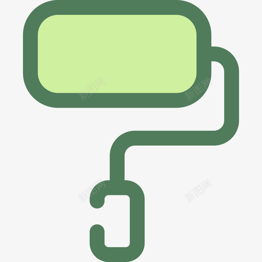 油漆辊designtools11verde图标svg_新图网 https://ixintu.com designtools11 verde 油漆辊