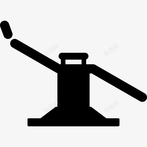 13号医用实心座椅图标svg_新图网 https://ixintu.com 13号医用实心座椅