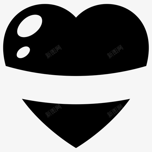 心形心碎心灰意冷图标svg_新图网 https://ixintu.com 心形 心形雕文图标 心灰意冷 心碎 悲伤的心 悲伤的心情