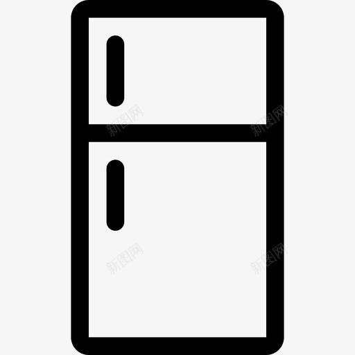 制冷机电器冰箱图标svg_新图网 https://ixintu.com 冰箱 制冷机 厨房 微型 电器