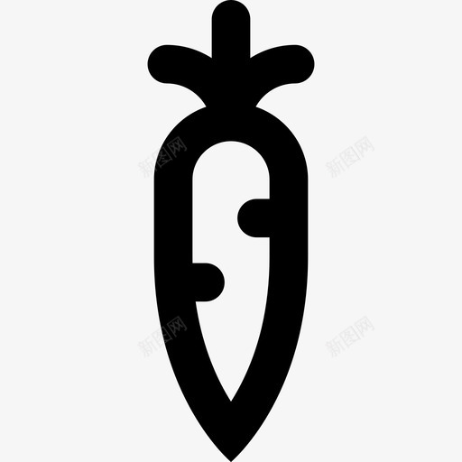 胡萝卜食物套装4直系图标svg_新图网 https://ixintu.com 直系 胡萝卜 食物套装4