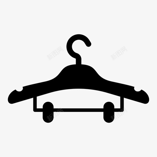 衣架服装时尚图标svg_新图网 https://ixintu.com 时尚 服装 爱家达赖 衣架 衣柜
