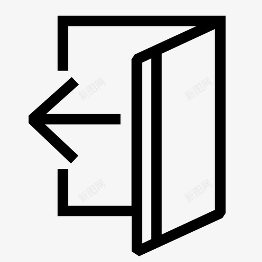 退出退出门退出应用程序图标svg_新图网 https://ixintu.com 退出 退出应用程序 退出应用程序图标 退出门