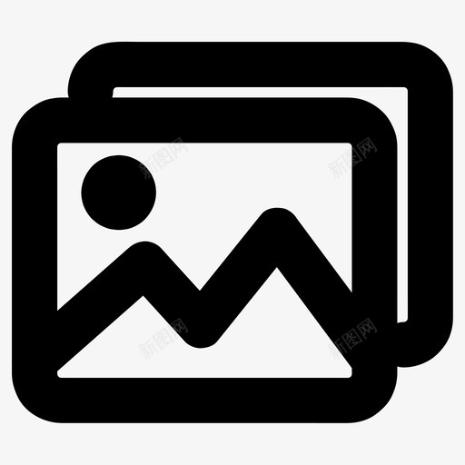 多媒体资料图像照片图标svg_新图网 https://ixintu.com 图像 图片 基本图标所有尺寸 多媒体资料 照片 缩略图
