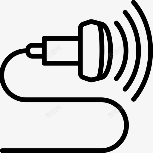 超声波机扫描超声图标svg_新图网 https://ixintu.com 医药黑色易上品 扫描 超声 超声波机