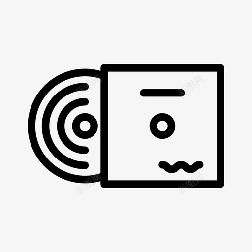 专辑cd磁盘图标svg_新图网 https://ixintu.com cd 专辑 声音 歌曲 磁盘 通用图标 音乐