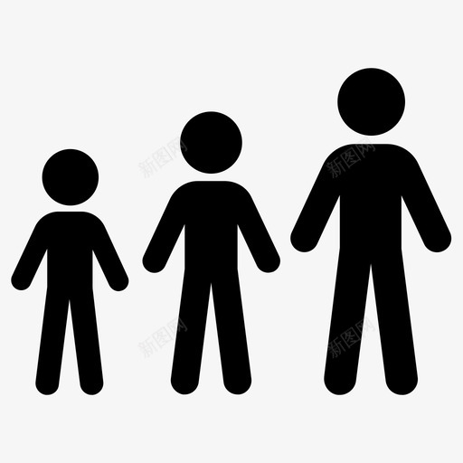 成长衰老生命阶段图标svg_新图网 https://ixintu.com 成熟 成长 生命阶段 衰老