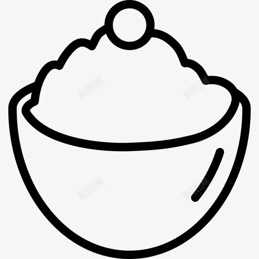 冰淇淋美味佳肴直系图标svg_新图网 https://ixintu.com 冰淇淋 直系 美味佳肴