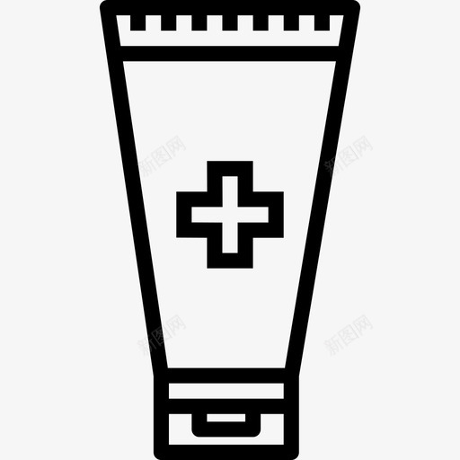 软膏医疗器械2线性图标svg_新图网 https://ixintu.com 医疗器械2 线性 软膏