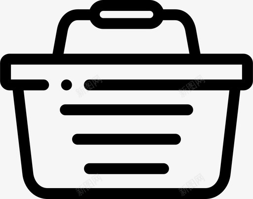 篮子商业购物中心图标svg_新图网 https://ixintu.com 商业 商业和购物 篮子 购物 购物中心