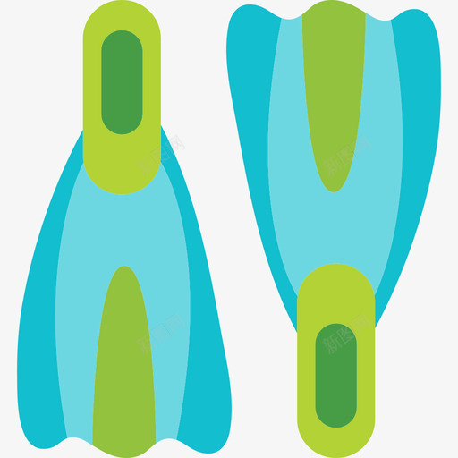 脚蹼运动跳水4图标svg_新图网 https://ixintu.com 脚蹼 跳水4 运动