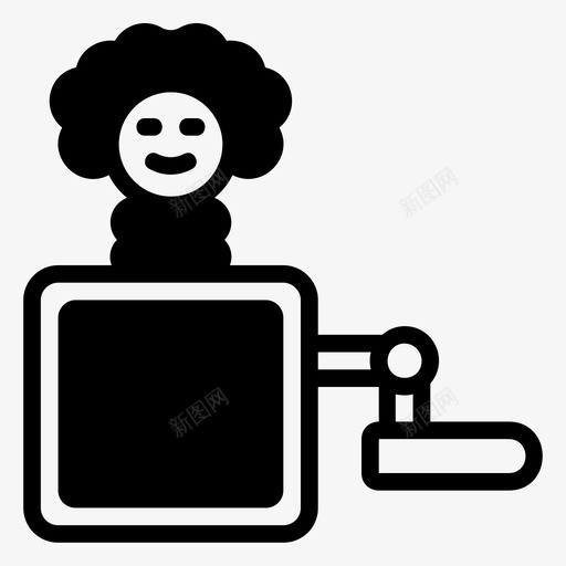 杰克在盒子里孩子游戏图标svg_新图网 https://ixintu.com 孩子 杰克在盒子里 游戏 玩具
