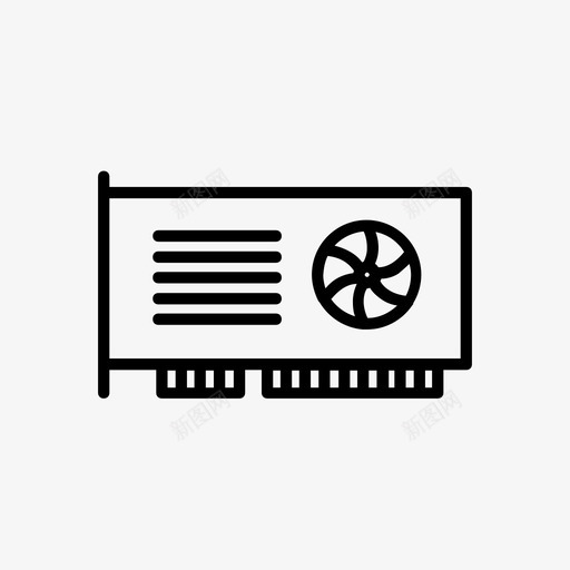 vga卡游戏图形图标svg_新图网 https://ixintu.com pc vga卡 图形 游戏 电脑组件