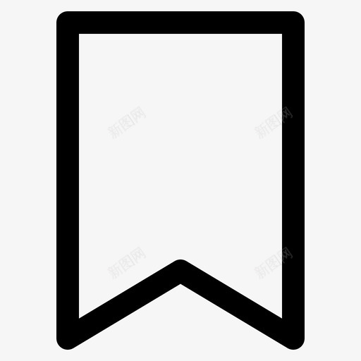 标记书签收藏夹图标svg_新图网 https://ixintu.com ui元素 书签 保存 引导 收藏夹 标记 签名