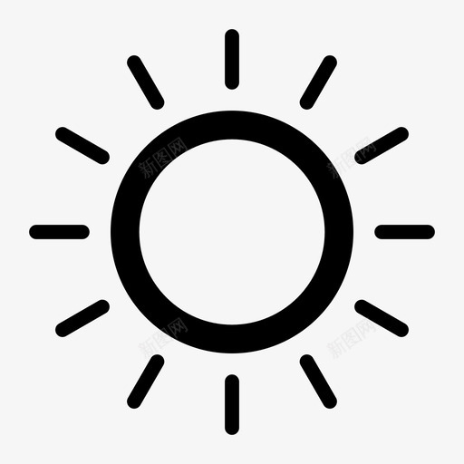 晴-天气svg_新图网 https://ixintu.com 晴-天气