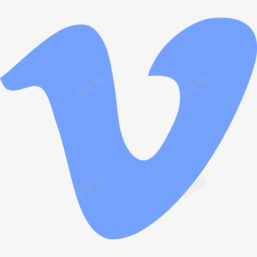Vimeo社交媒体6扁平图标svg_新图网 https://ixintu.com Vimeo 扁平 社交媒体6