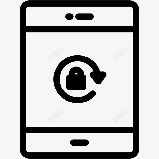 肖像设备显示屏图标svg_新图网 https://ixintu.com ipad 平板电脑 平板电脑vol2 技术 显示屏 肖像 设备
