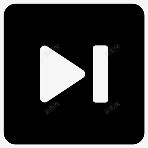 下一个音频媒体播放器图标svg_新图网 https://ixintu.com 下一个 下一个音乐 媒体播放器 播放下一个 音乐媒体播放器控制播放多媒体录制 音频