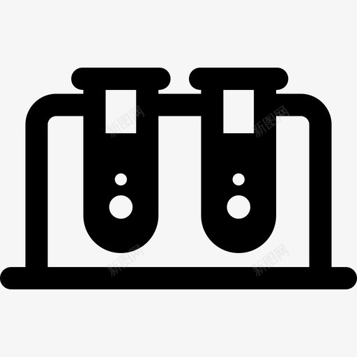试管化学4填充图标svg_新图网 https://ixintu.com 化学4 填充 试管