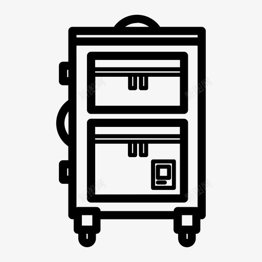 行李航班飞行图标svg_新图网 https://ixintu.com 打包 旅行 航班 行李 飞行