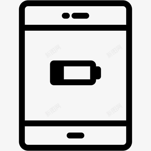 电池设备显示器图标svg_新图网 https://ixintu.com ipad 平板电脑 平板电脑vol2 技术 显示器 电池 设备