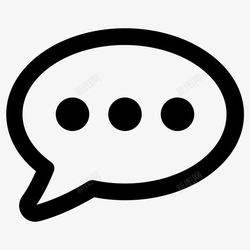 聊天留言说话图标svg_新图网 https://ixintu.com 留言 留言聊天评论泡泡式讲话说话交谈 聊天 说话 轻声细语