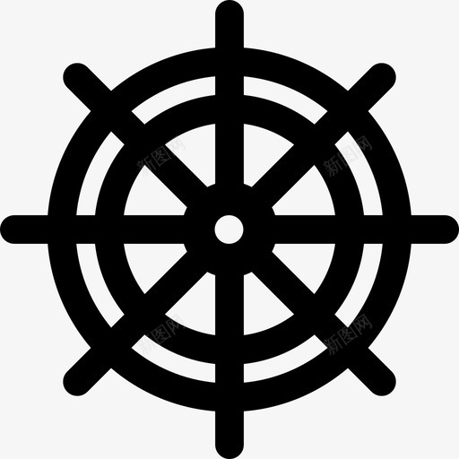 达摩印度教收藏直系图标svg_新图网 https://ixintu.com 印度教收藏 直系 达摩