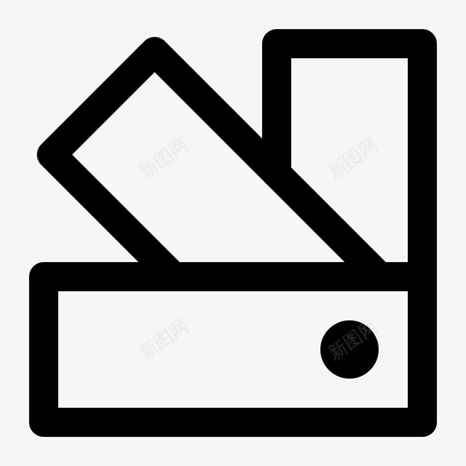 调色板颜色选项图标svg_新图网 https://ixintu.com pantone 样例 设计和开发线图标集 调色板 选项 颜色