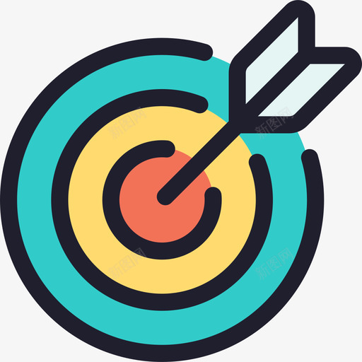 杂色目标2图标svg_新图网 https://ixintu.com 2 杂色目标