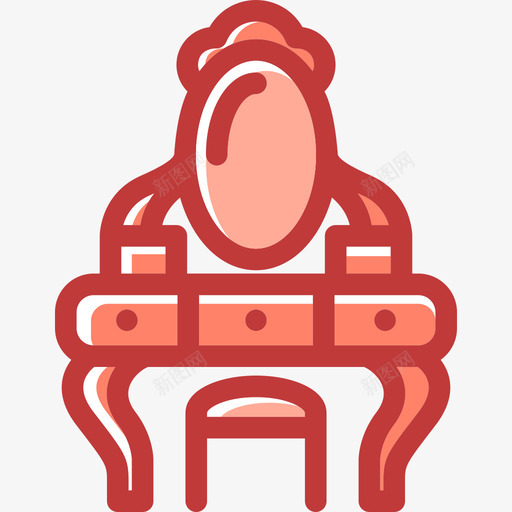 书桌时尚女性和美容系列图标svg_新图网 https://ixintu.com 书桌 女性和美容系列 时尚
