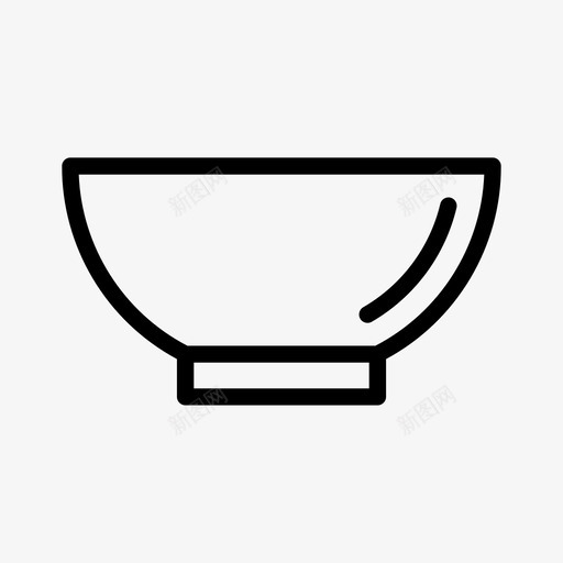 碗厨师吃饭图标svg_新图网 https://ixintu.com 厨师 厨房 吃饭 工具 碗