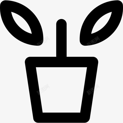 植物科学元素2粗体圆形图标svg_新图网 https://ixintu.com 植物 科学元素2 粗体圆形