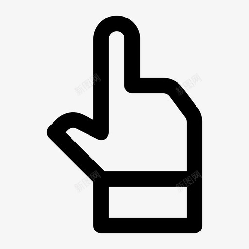 手向上方向点图标svg_新图网 https://ixintu.com 向上 手向上 指向 方向 点 用户界面线图标设置