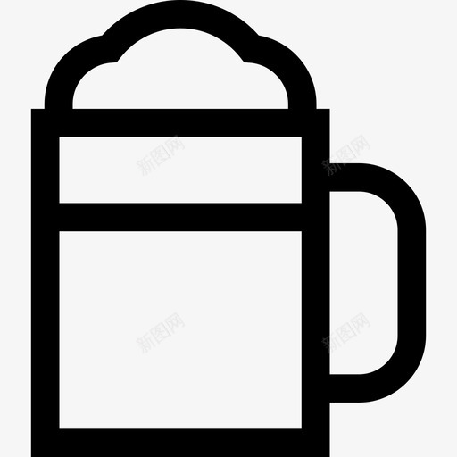 啤酒食品和餐厅收藏直系图标svg_新图网 https://ixintu.com 啤酒 直系 食品和餐厅收藏