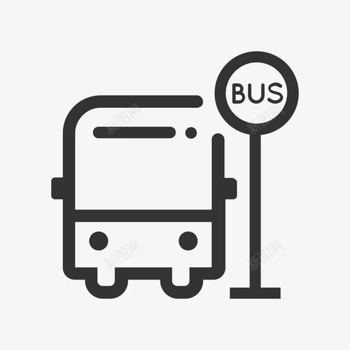 公交车-1svg_新图网 https://ixintu.com 公交车-1