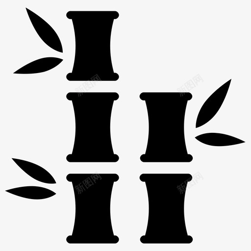采购产品竹子竹子植物竹竿图标svg_新图网 https://ixintu.com 健康象征 竹子树 竹子植物 竹竿 自然和生命的符号 采购产品竹子