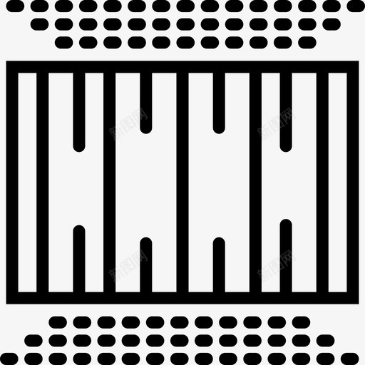 足球场运动系列直线型图标svg_新图网 https://ixintu.com 直线型 足球场 运动系列