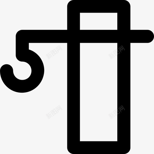 起重机物流配送图标集合粗体圆形svg_新图网 https://ixintu.com 物流配送图标集合 粗体圆形 起重机