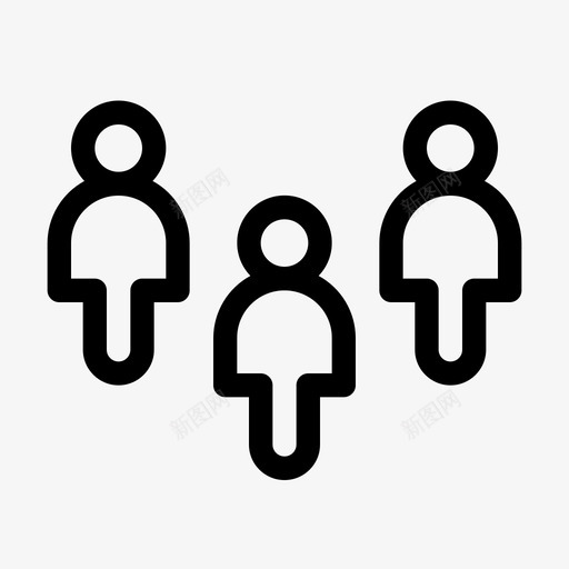 人员社区小组图标svg_新图网 https://ixintu.com 30072018 人员 合作伙伴 团队 小组 社区