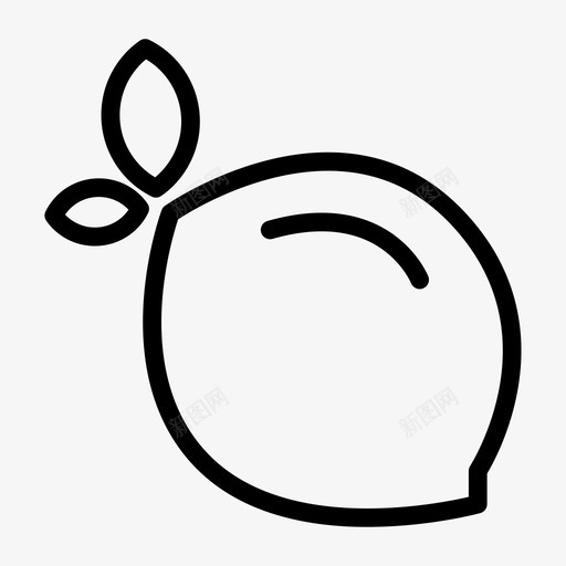 柠檬酸度柑橘图标svg_新图网 https://ixintu.com 柑橘 柠檬 柠檬水 水果 酸度 酸橙