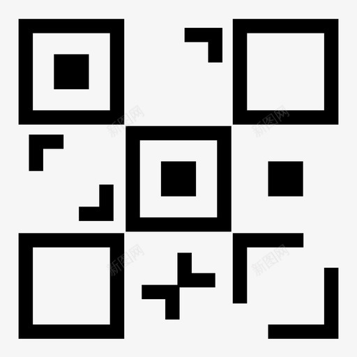 二维码二维码app二维码生成器图标svg_新图网 https://ixintu.com 二维码 二维码app 二维码图标 二维码在线 二维码扫描 二维码生成器