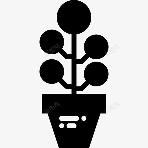 植物家庭收集2填充图标svg_新图网 https://ixintu.com 填充 家庭收集2 植物