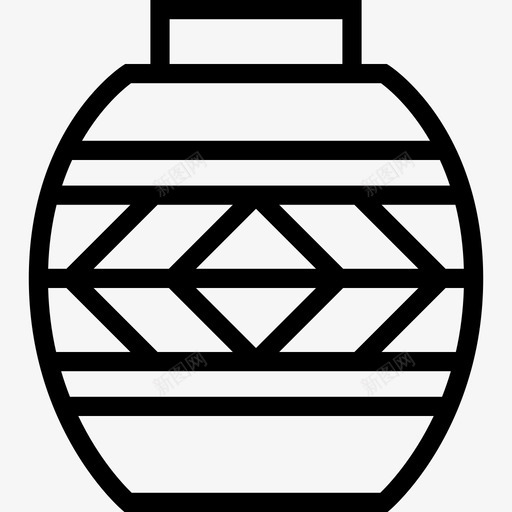 水墨西哥元素9线性图标svg_新图网 https://ixintu.com 墨西哥元素9 水 线性